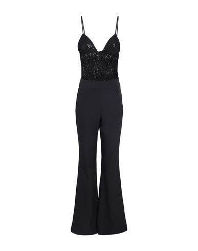 Woman Jumpsuit Black Size 10 Polyester, Elastane, Polyamide
