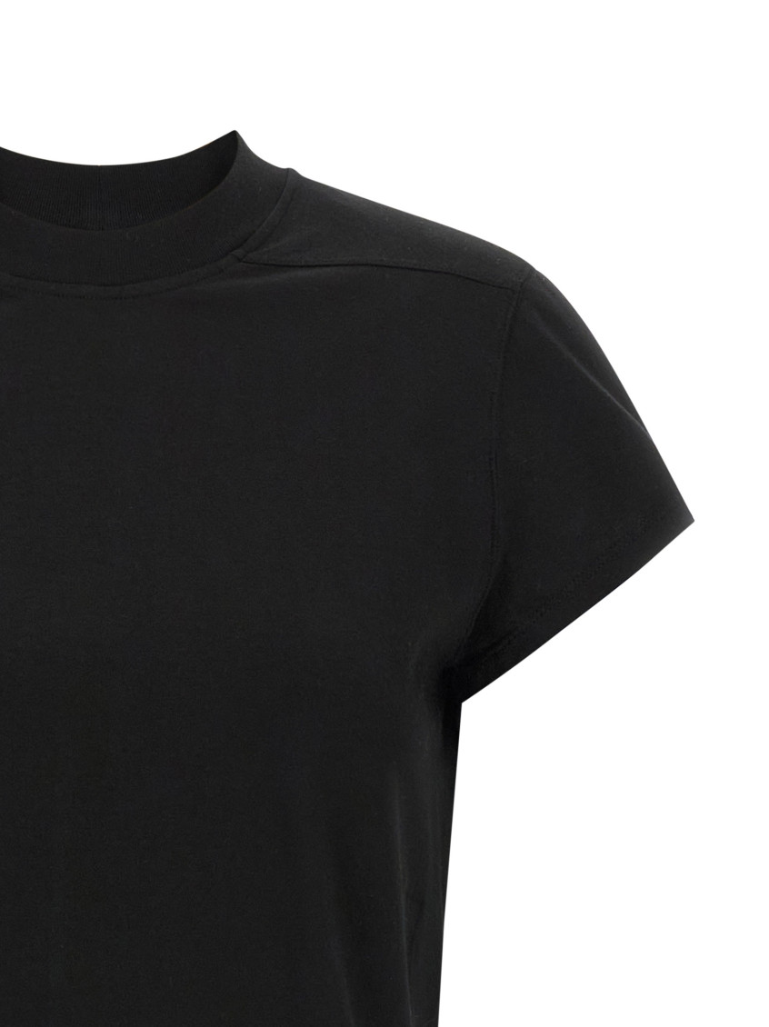 Black Cropped Small Level T T-shirt