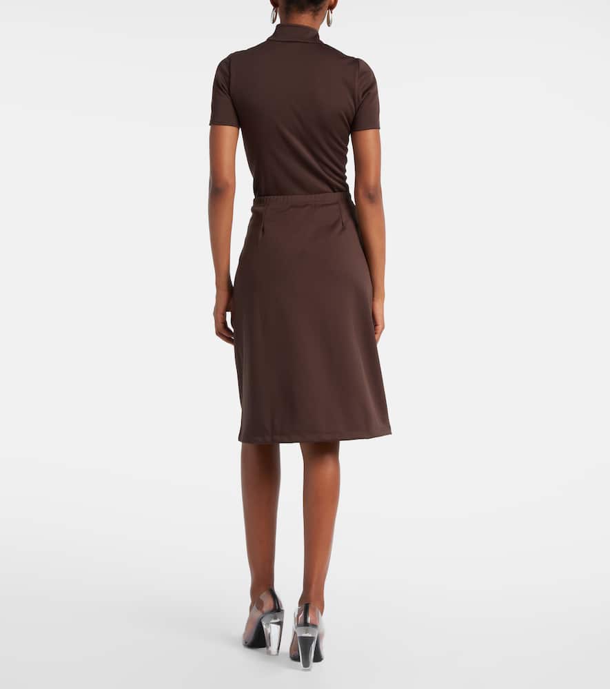 Courrèges Interlock Tracksuit midi skirt