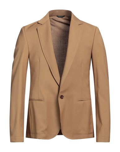 Man Blazer Sand Size 38 Polyester, Viscose, Elastane