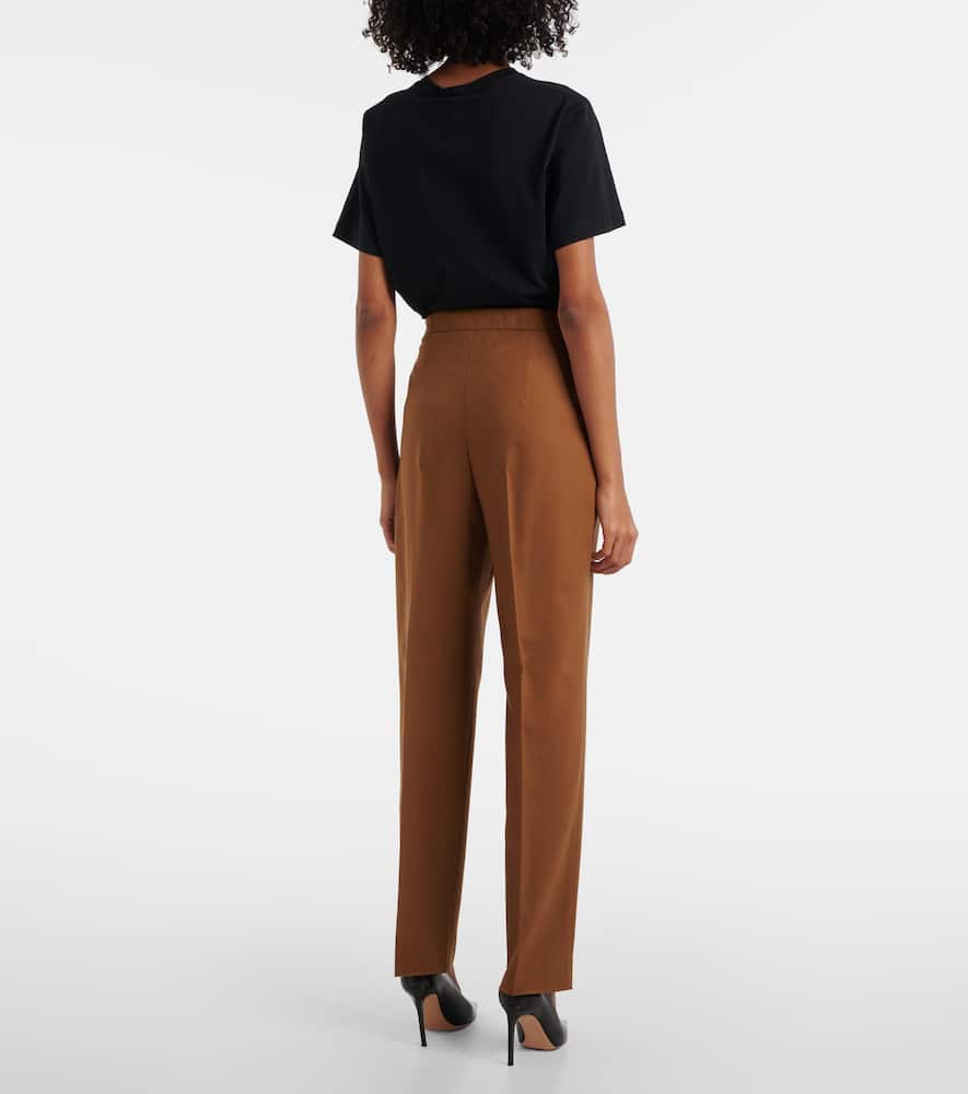 Edera wool, mohair and silk pants