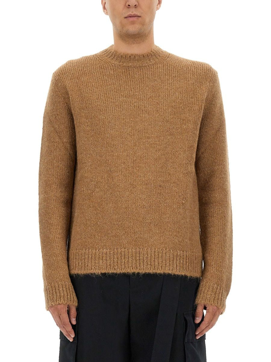 Midweight Wool Blend Crew-Neck Sweater