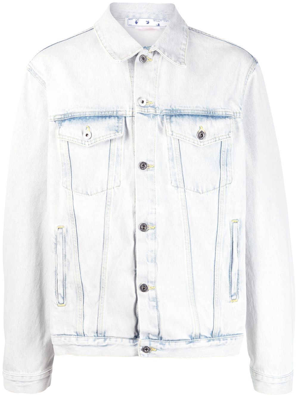 Skate bleached-effect denim jacket - Blue