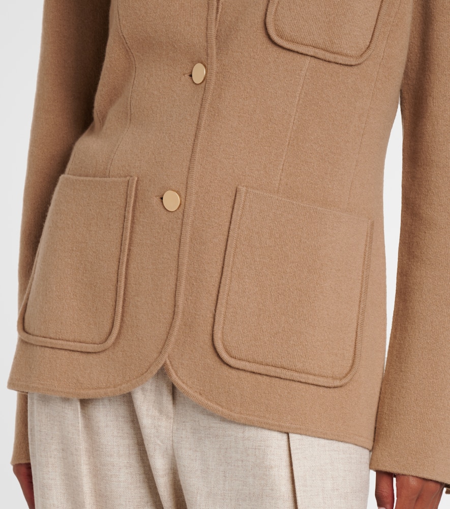 Wool and cashmere blazer