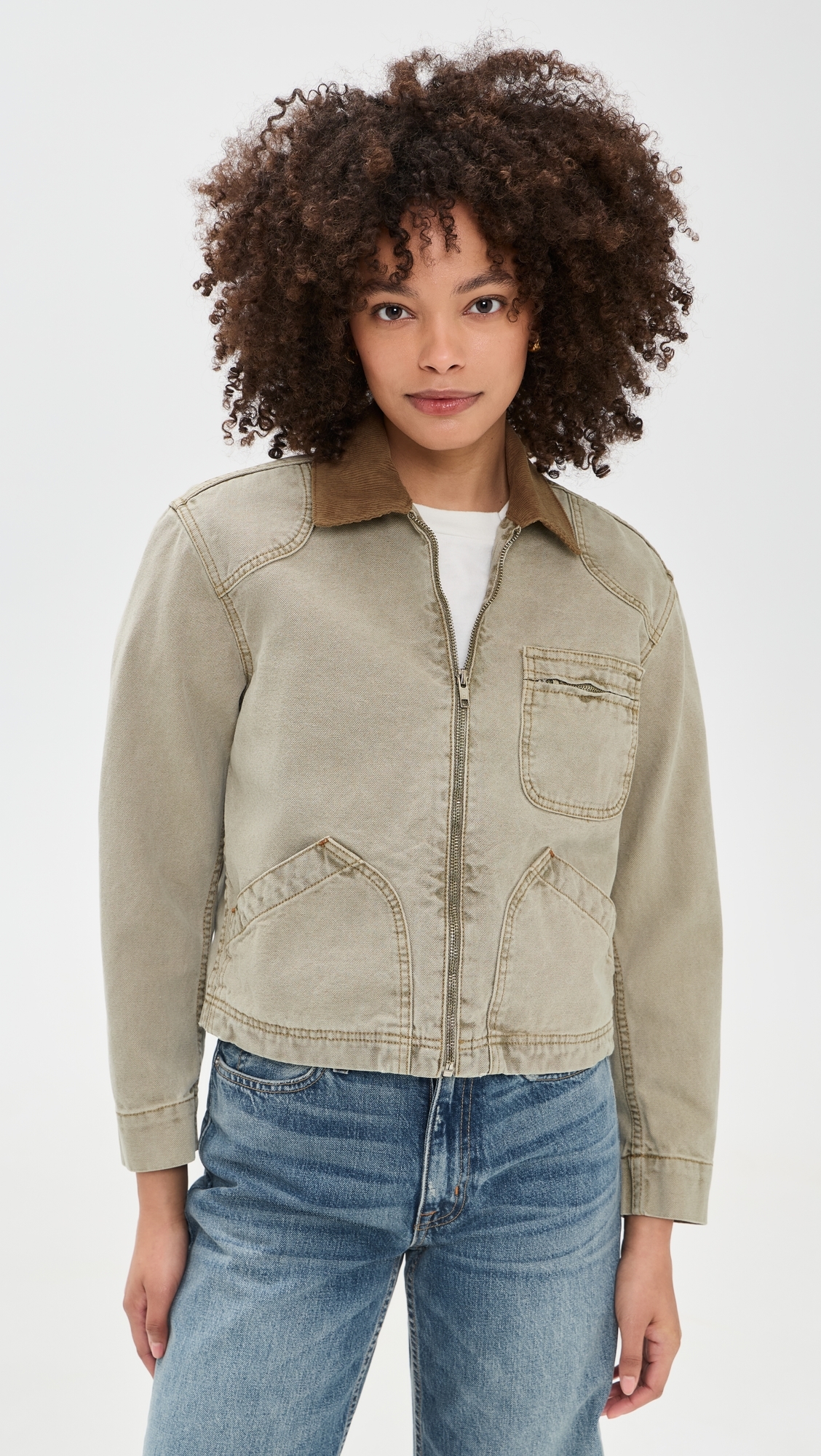 Harley Crop Worker Jacket Rocky Mountain