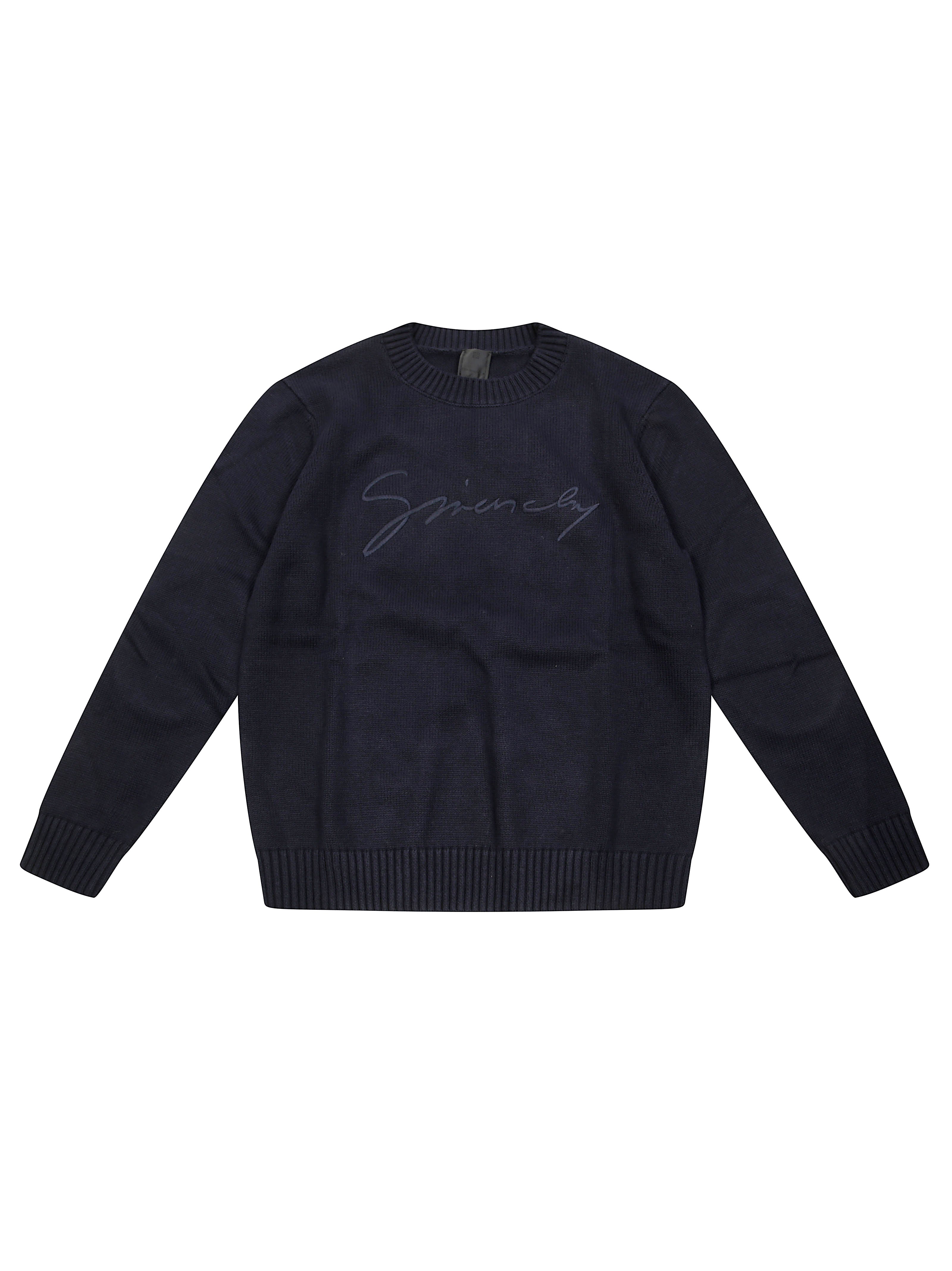 Logo Wool and Cashmere Sweater