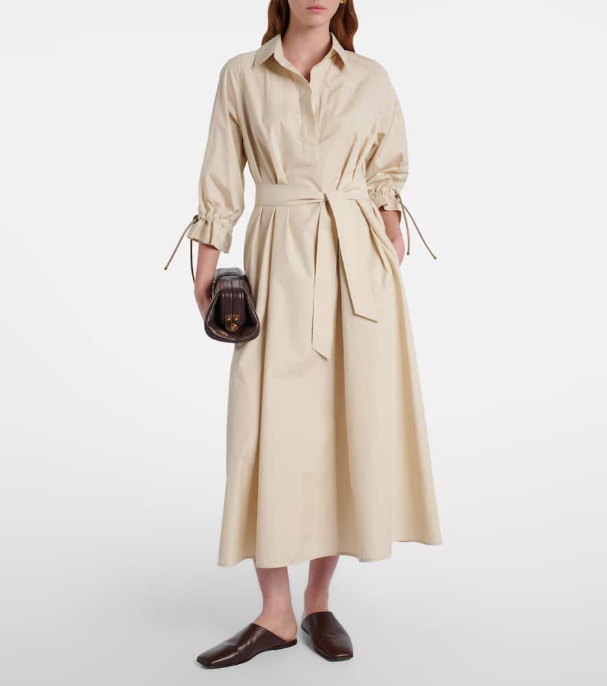 Mirto oversized cotton poplin shirt dress