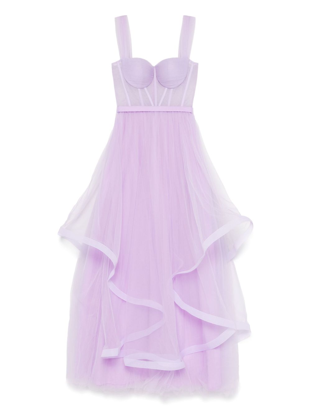 Long tulle gown - Purple