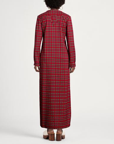 Woman Maxi dress Red Size S Polyester, Viscose, Elastane