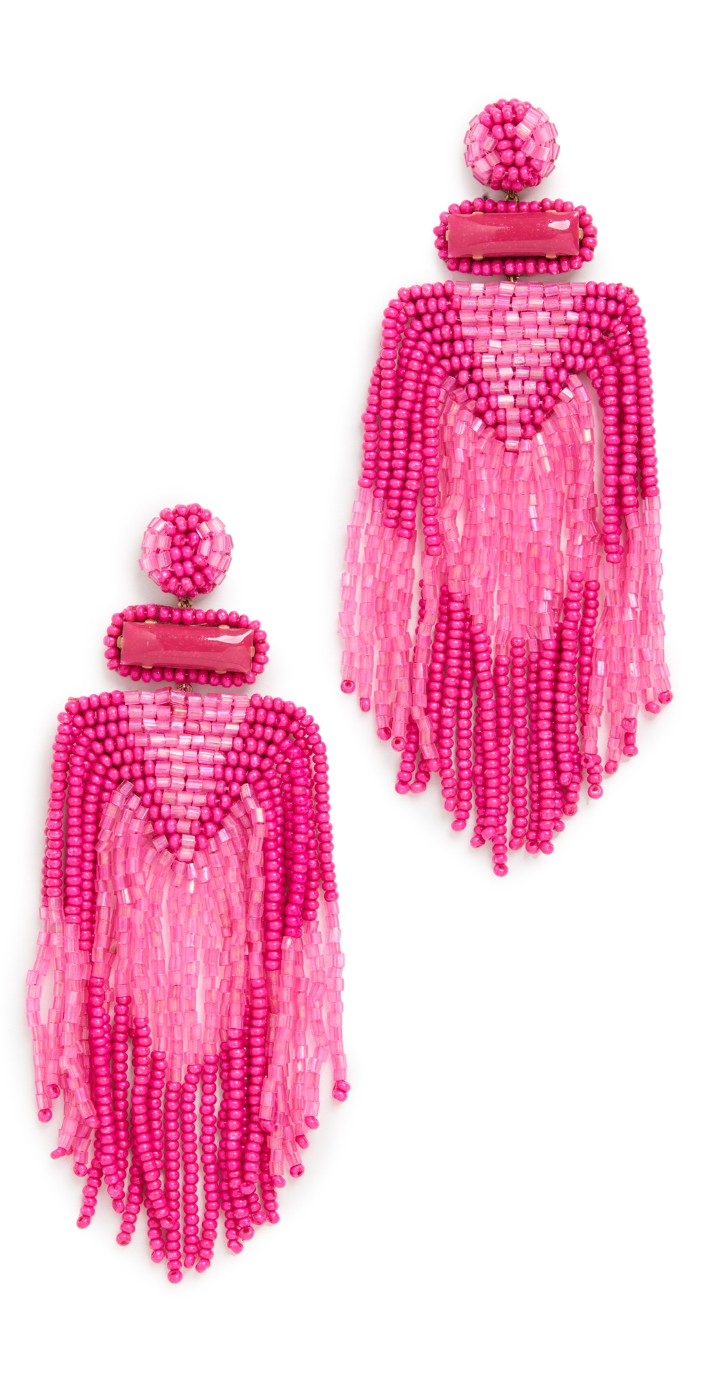 Deepa by Jody Earrings Hot Pink One Size