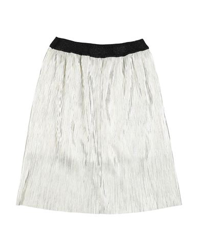 Kid Girl Kids' skirt Silver Size 12 Polyester