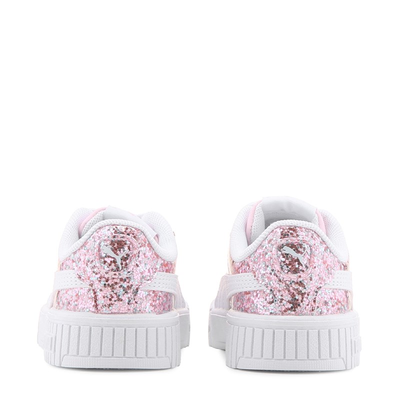 Kids' Carina 2.0 Fashion Sneaker Toddler Shoes (Pink/White/Glitter)