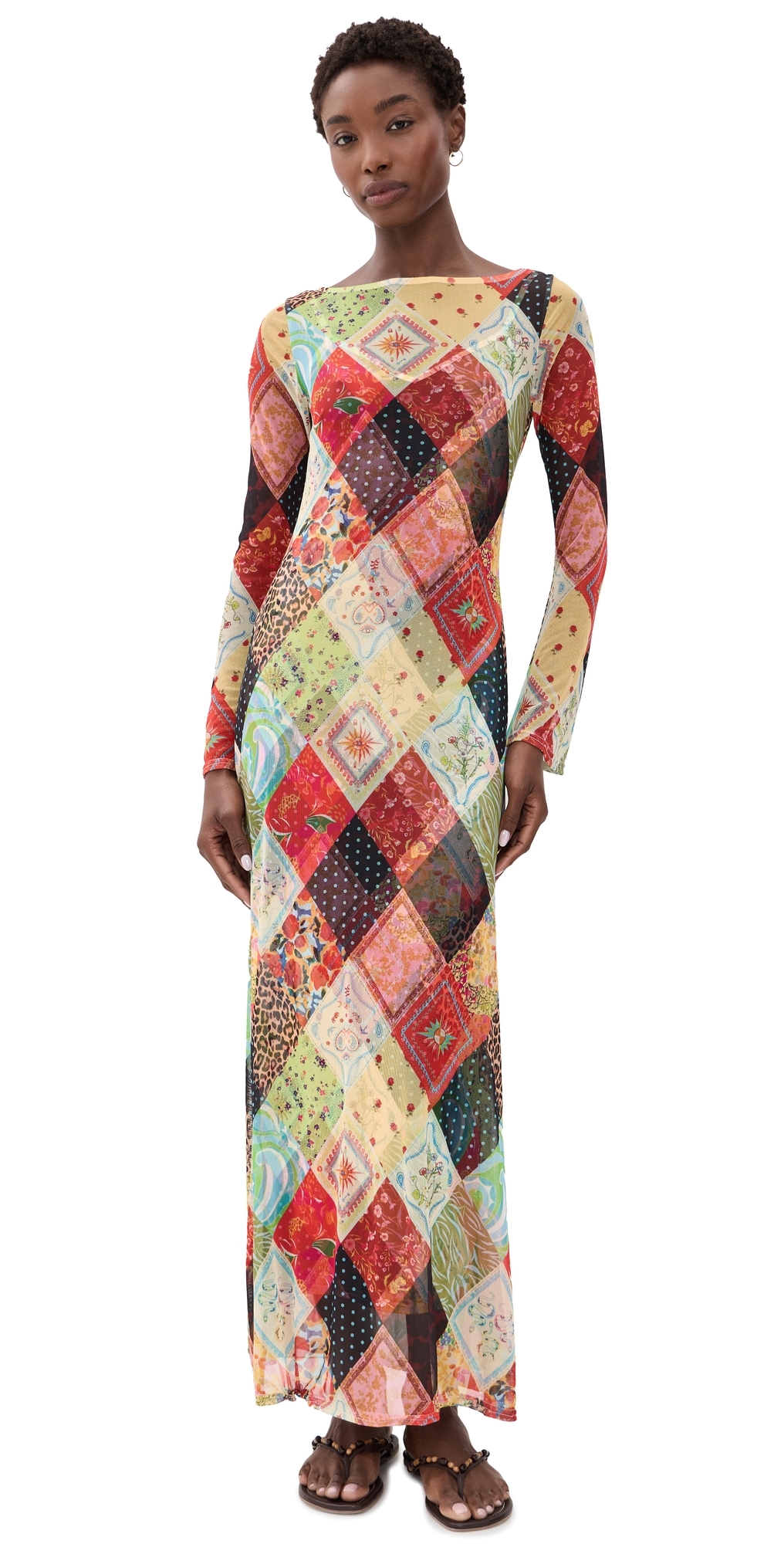 Aria Mesh Dress Multi