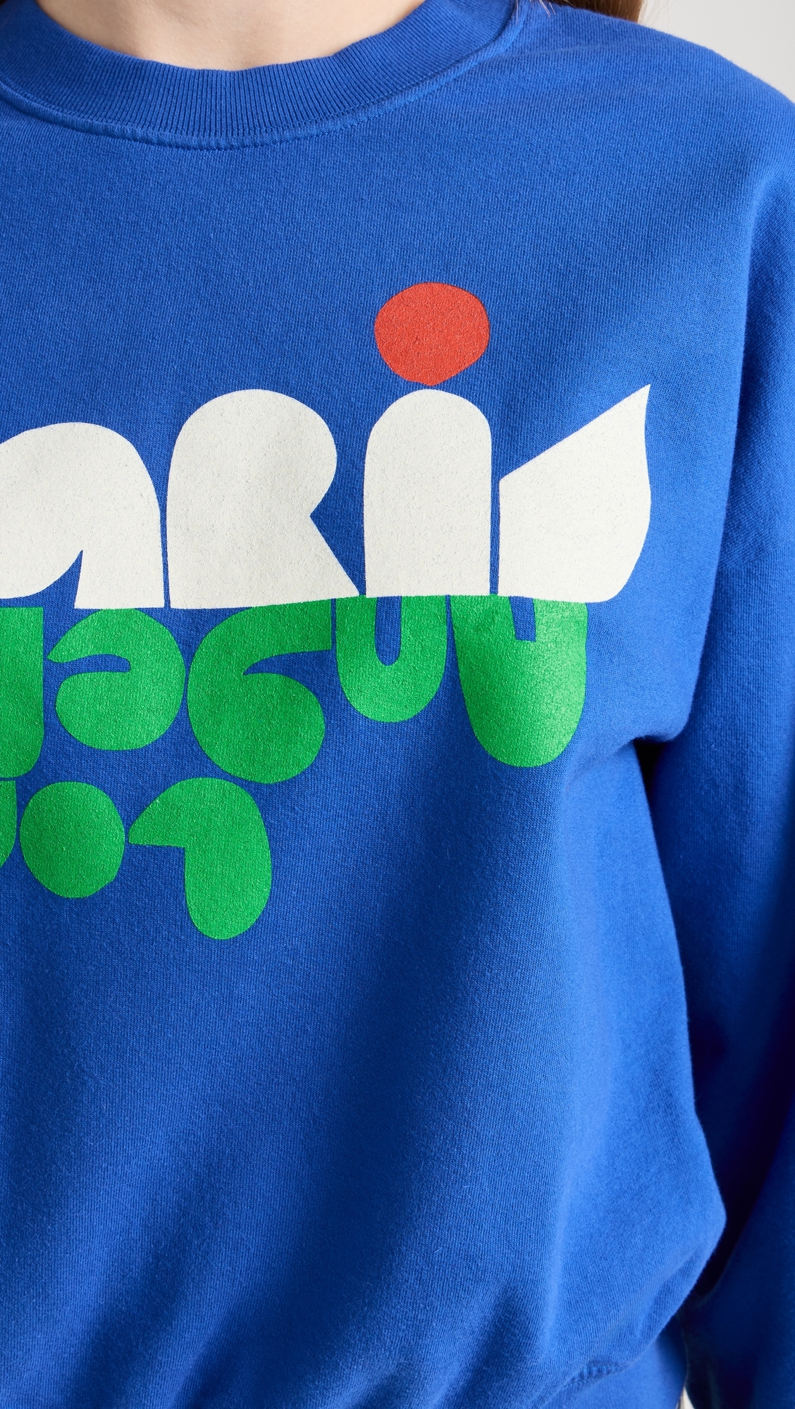Le Drop Sweatshirt Lapis w/ Cream