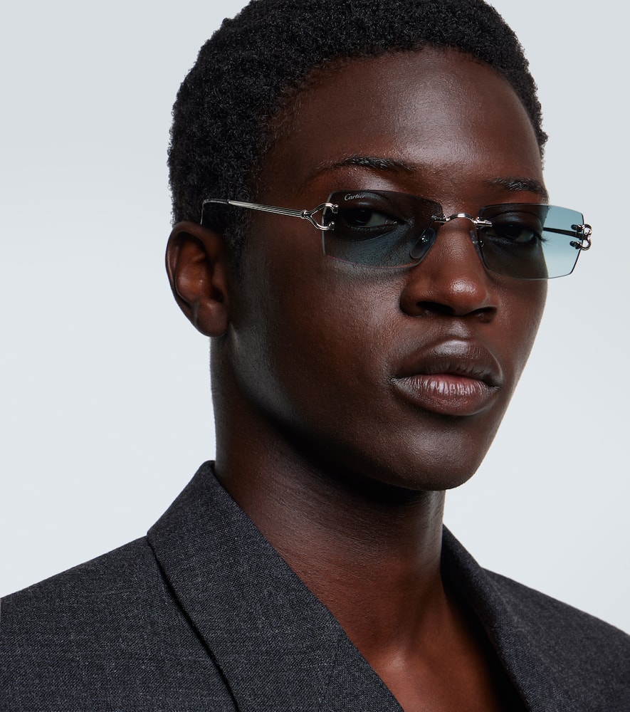 Cartier Eyewear Collection Signature C rectangular sunglasses
