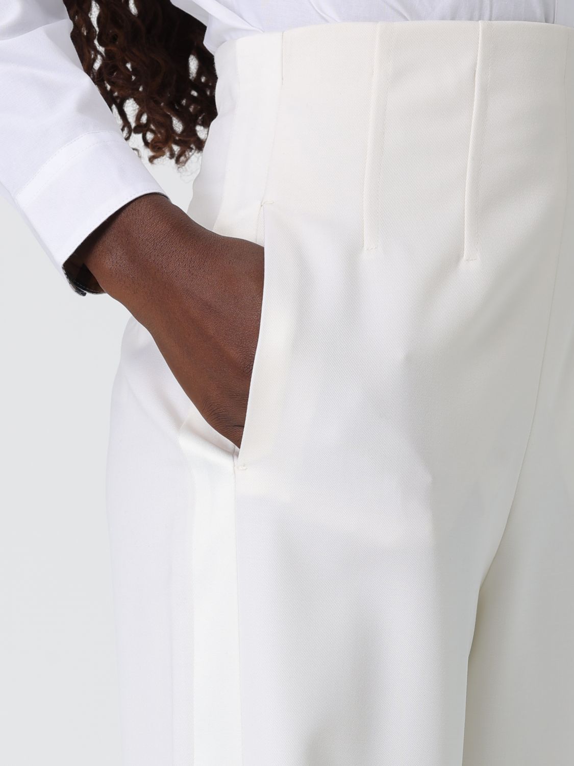 Pants Woman color White