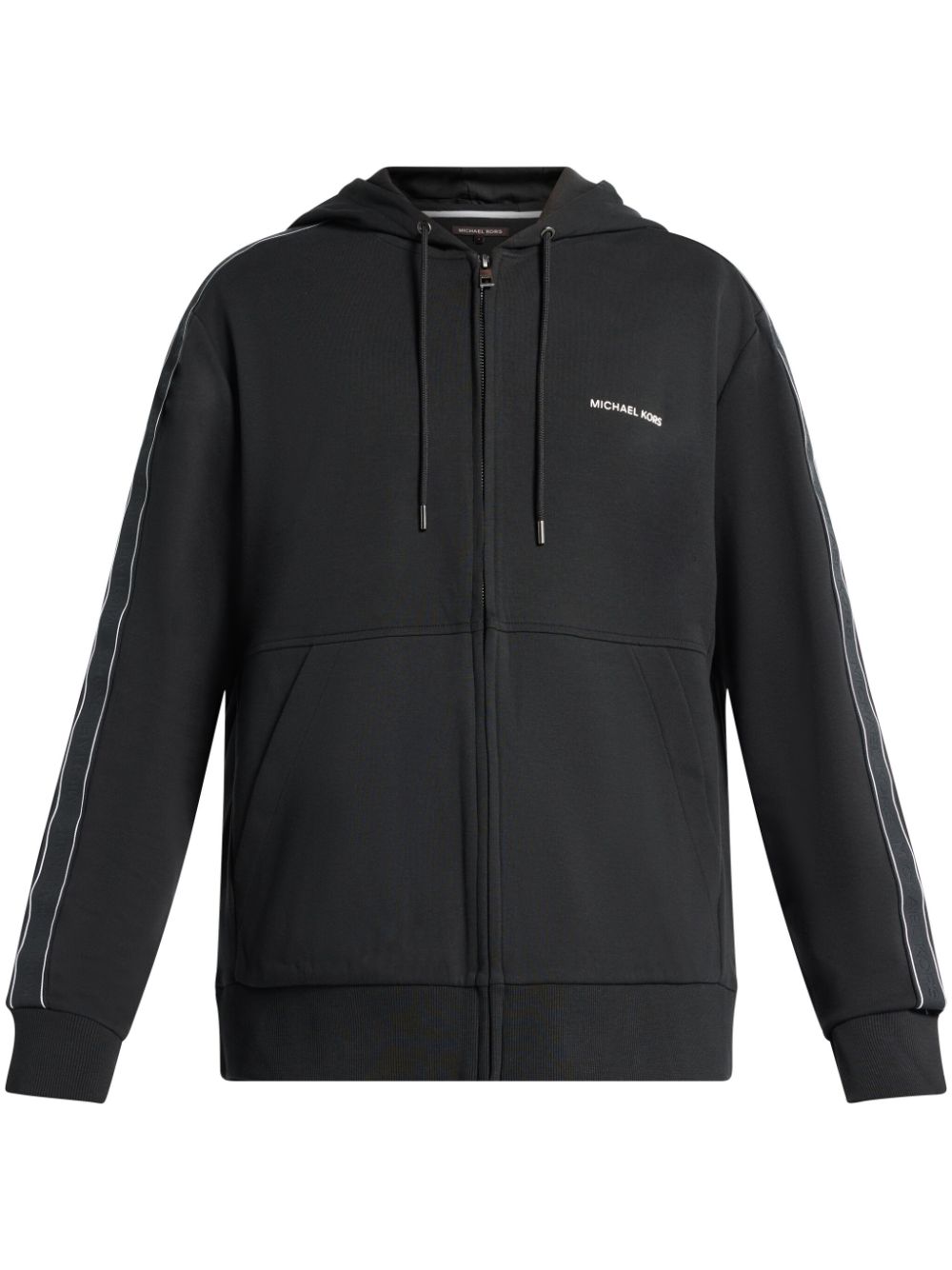 Logo-print hoodie - Black