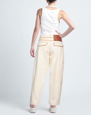 Woman Jeans Cream