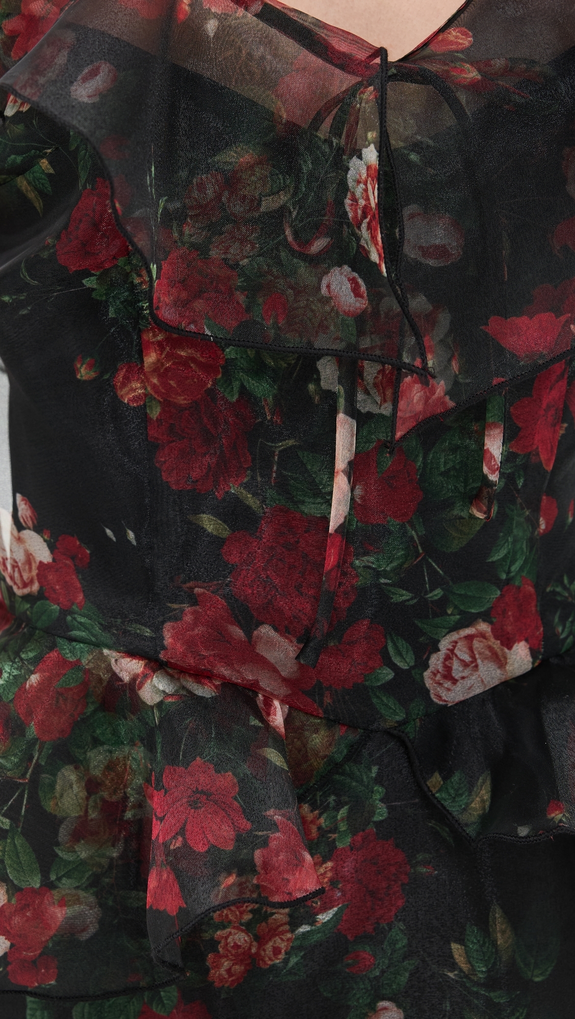 Carmen Dress Black Floral