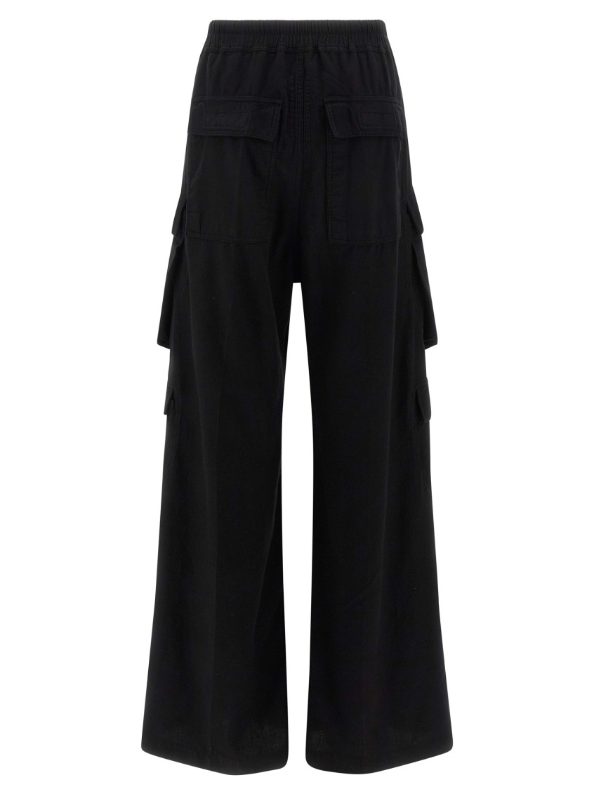 Black Double Cargo Jumbo Belas pants