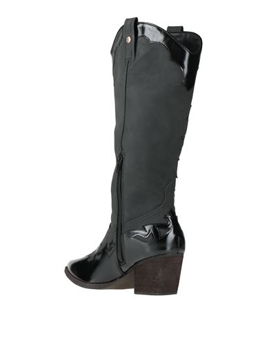 Woman Boot Black Size 10 Leather