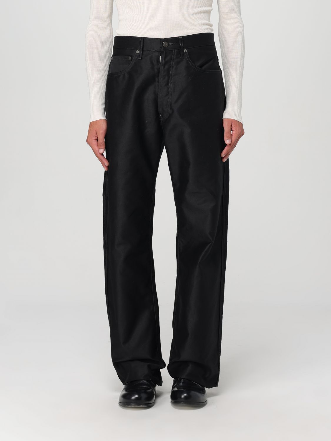 Four stitch-logo trousers - Black