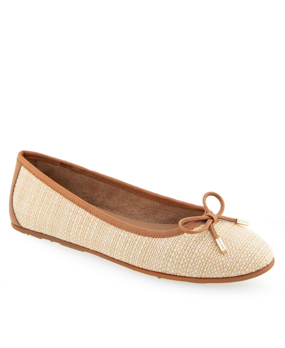 Women's Pia Casual Ballet Wedge Flats - Natural Raffia