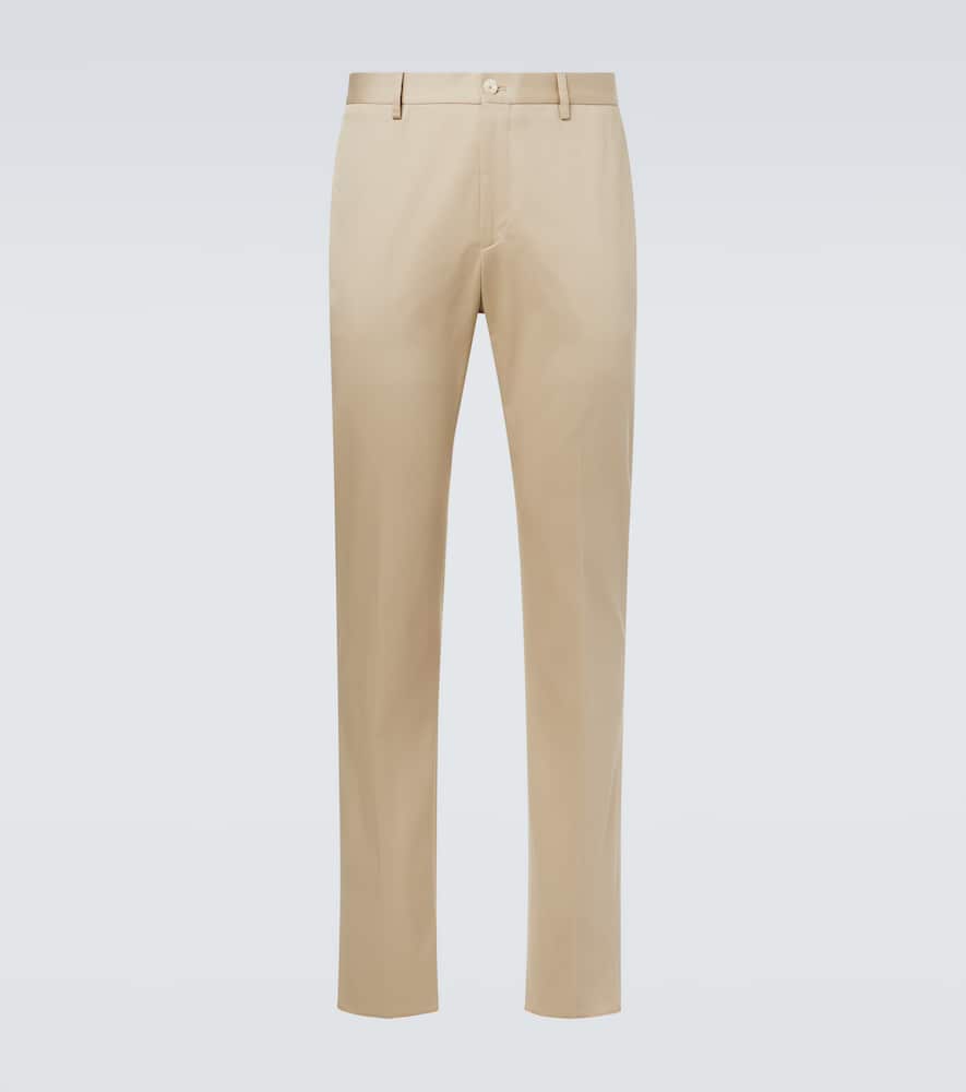 Cotton slim pants