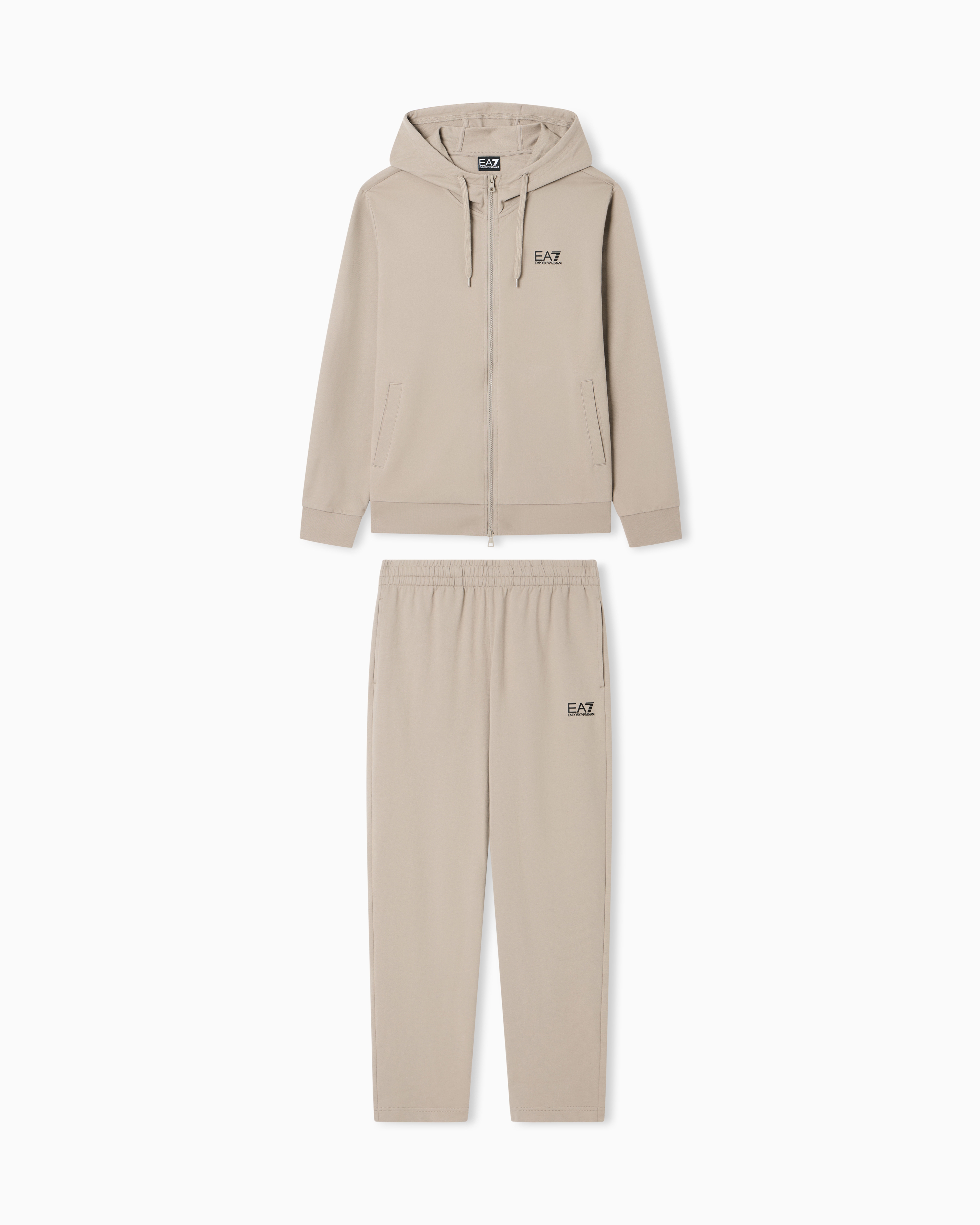 Core Identity cotton-jersey tracksuit