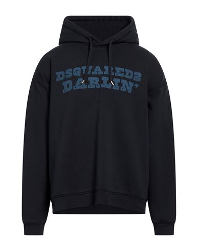 Man Sweatshirt Midnight blue Size L Cotton
