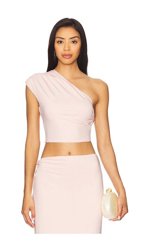 SNDYS TOP UNE ÉPAULE DÉNUDÉE BAYLEE en Yellow.  XS. Also en L, M, S, XL