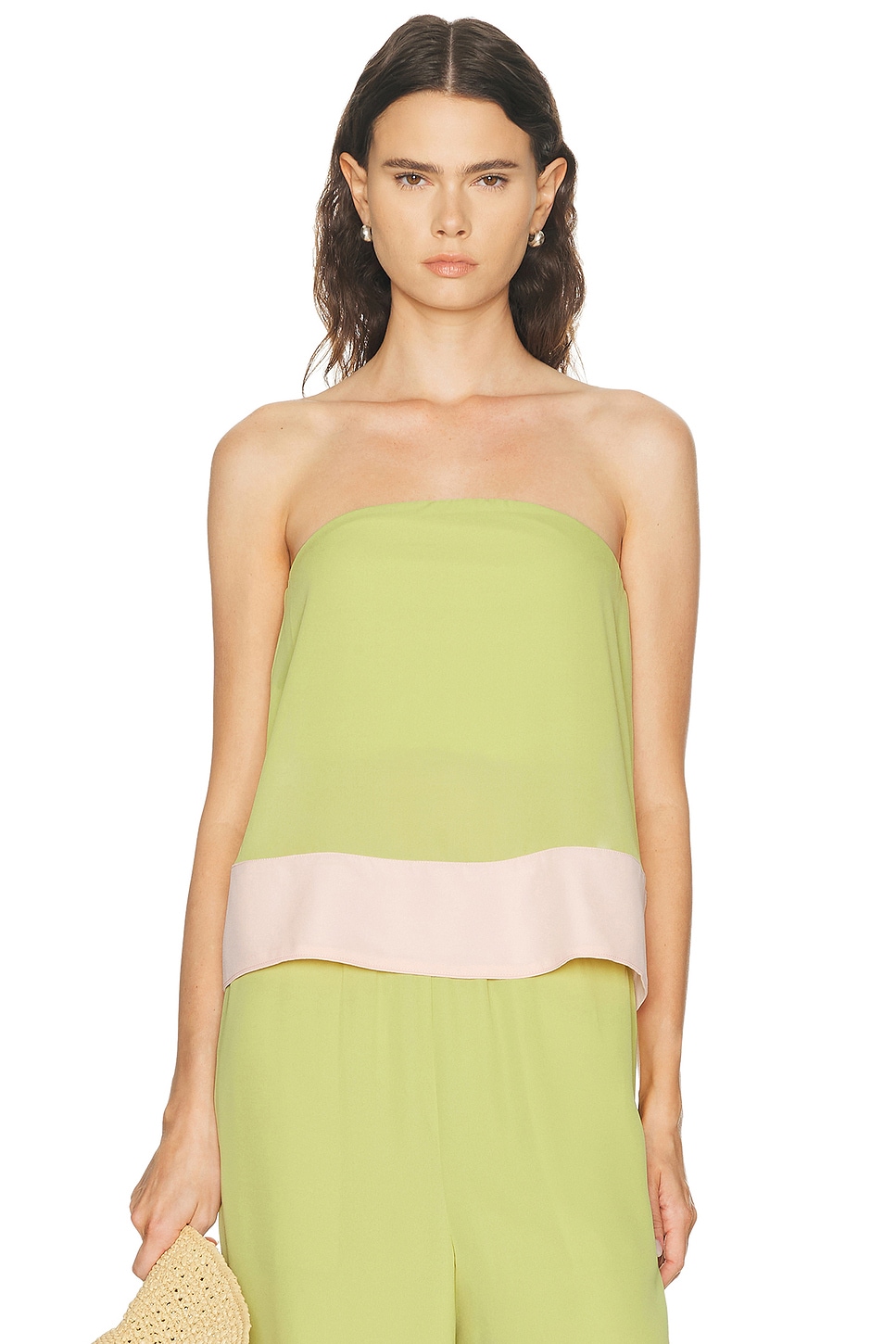 Solid & Striped OBERTEIL ANTONIA in Guava - Green. M also in XS