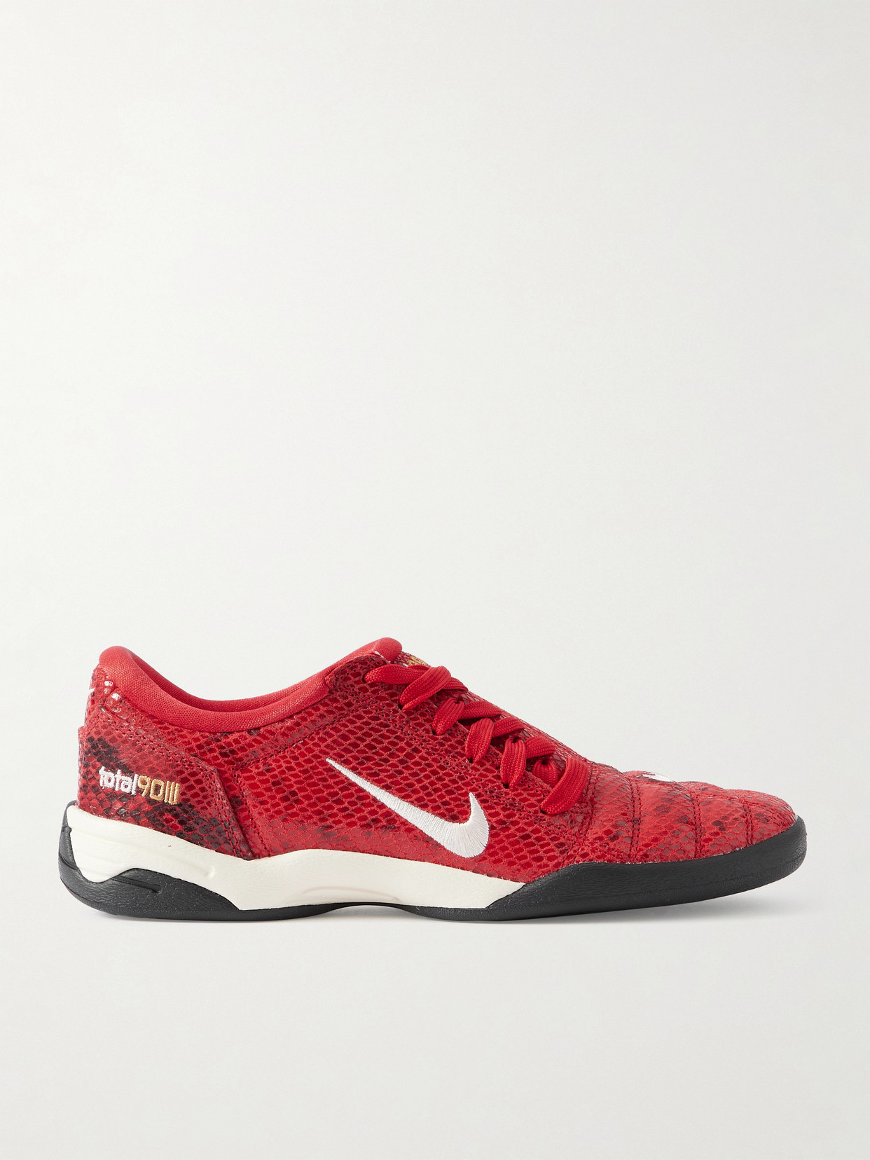 Total 90 Se Embroidered Snake-effect Leather Sneakers - US Women's 9.5