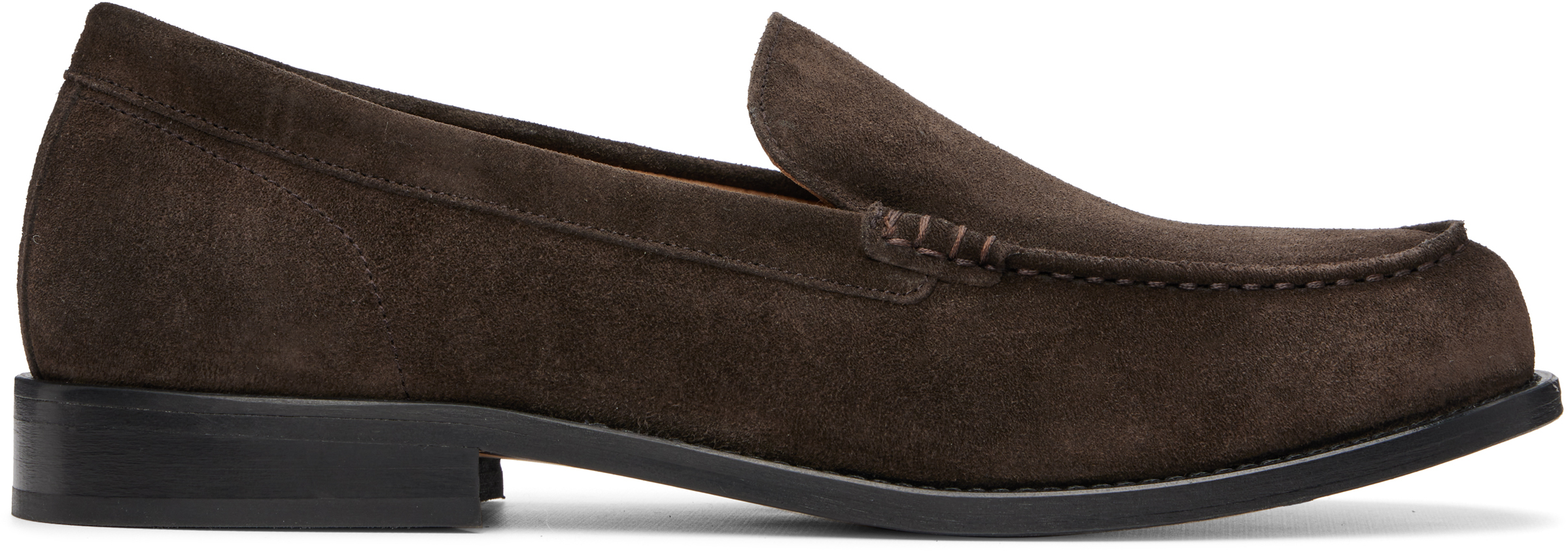 Brown Suede Loafers