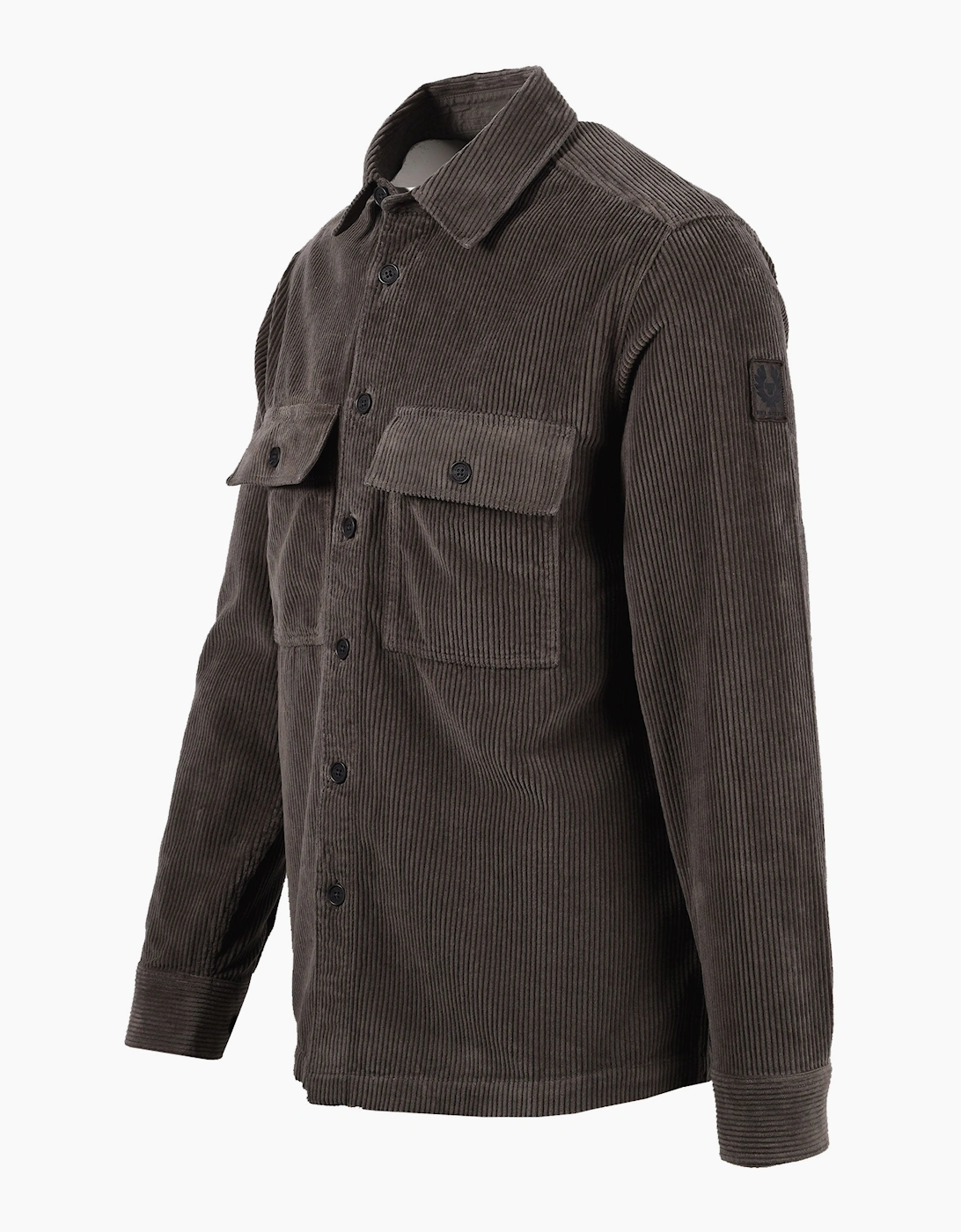 Men's BELSTAFF RAVINE CORDUROY SHIRT ARMY GREEN