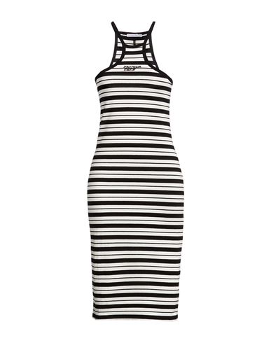 Woman Midi dress Black Size 0 Cotton, Elastane