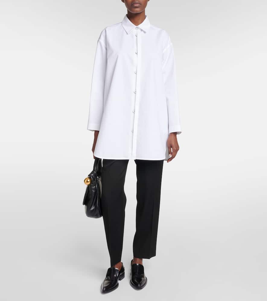 Cotton poplin shirt