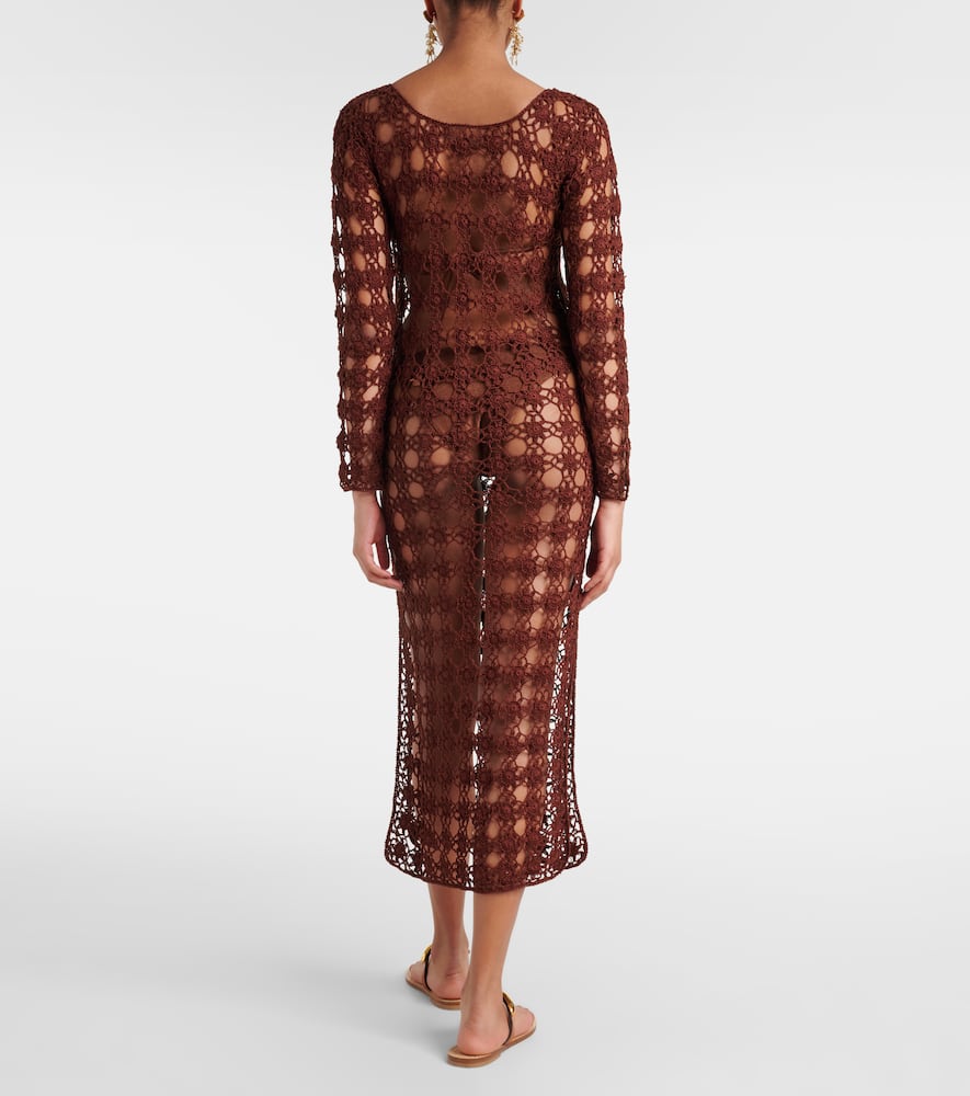 Crochet cotton beach dress