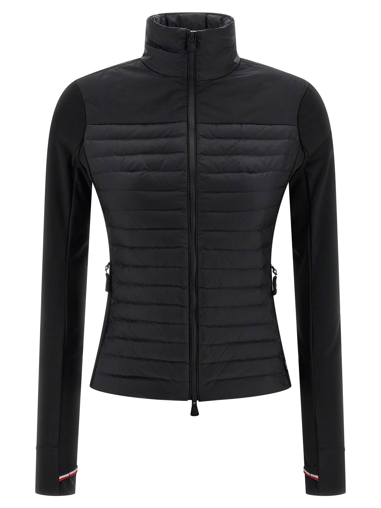 Quilted Nylon Down Jacket — Black