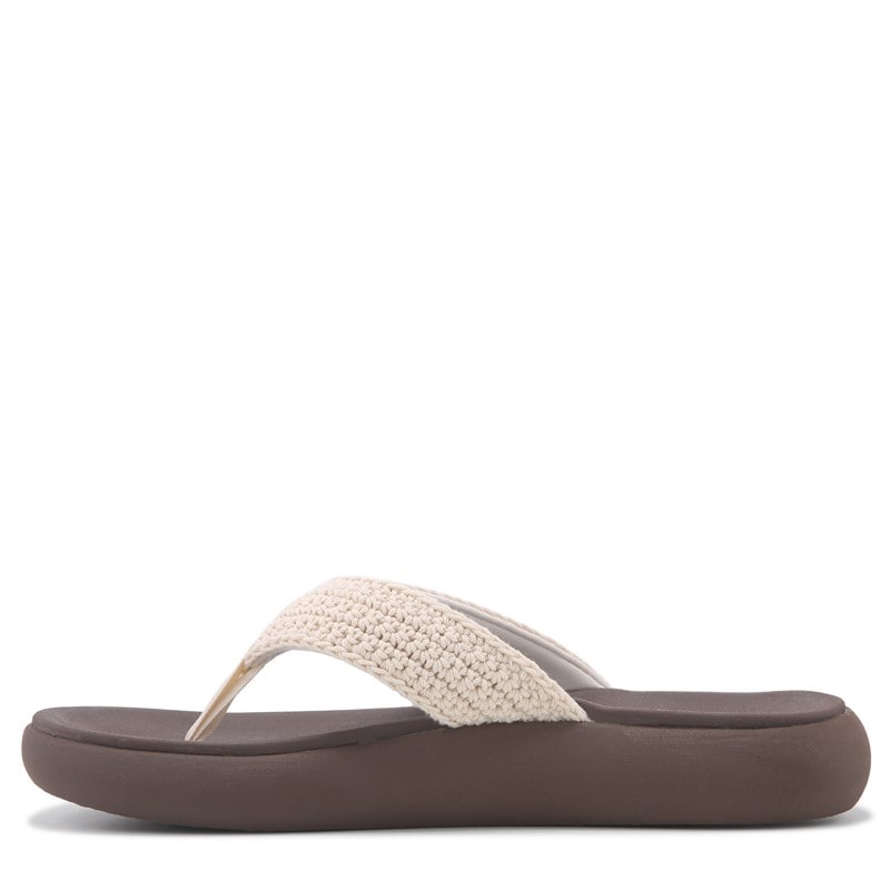 Women's Asana Luxe Flip Flop Sandals (Natural)