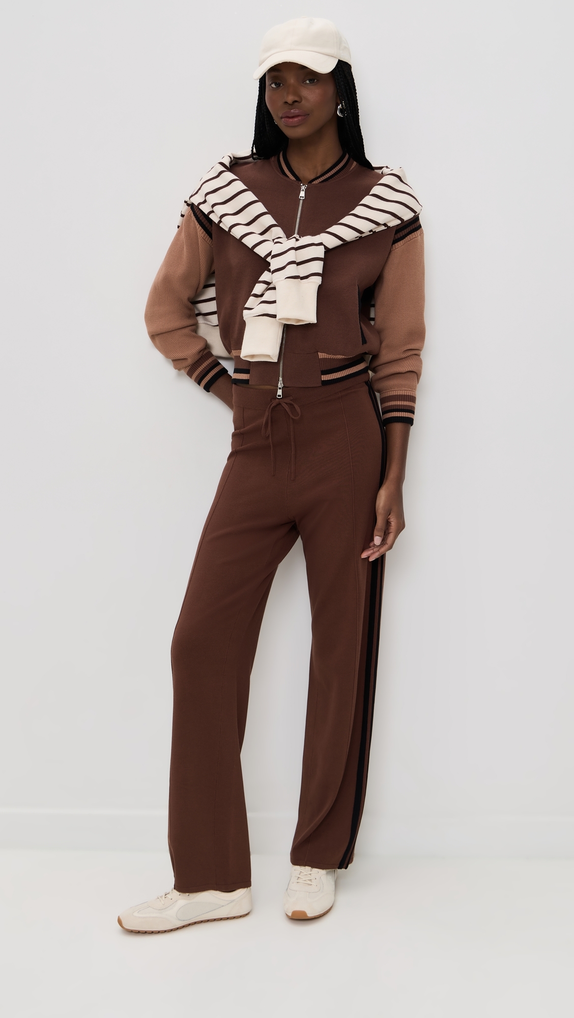 Kaia Track Pants Navy/Cobalt
