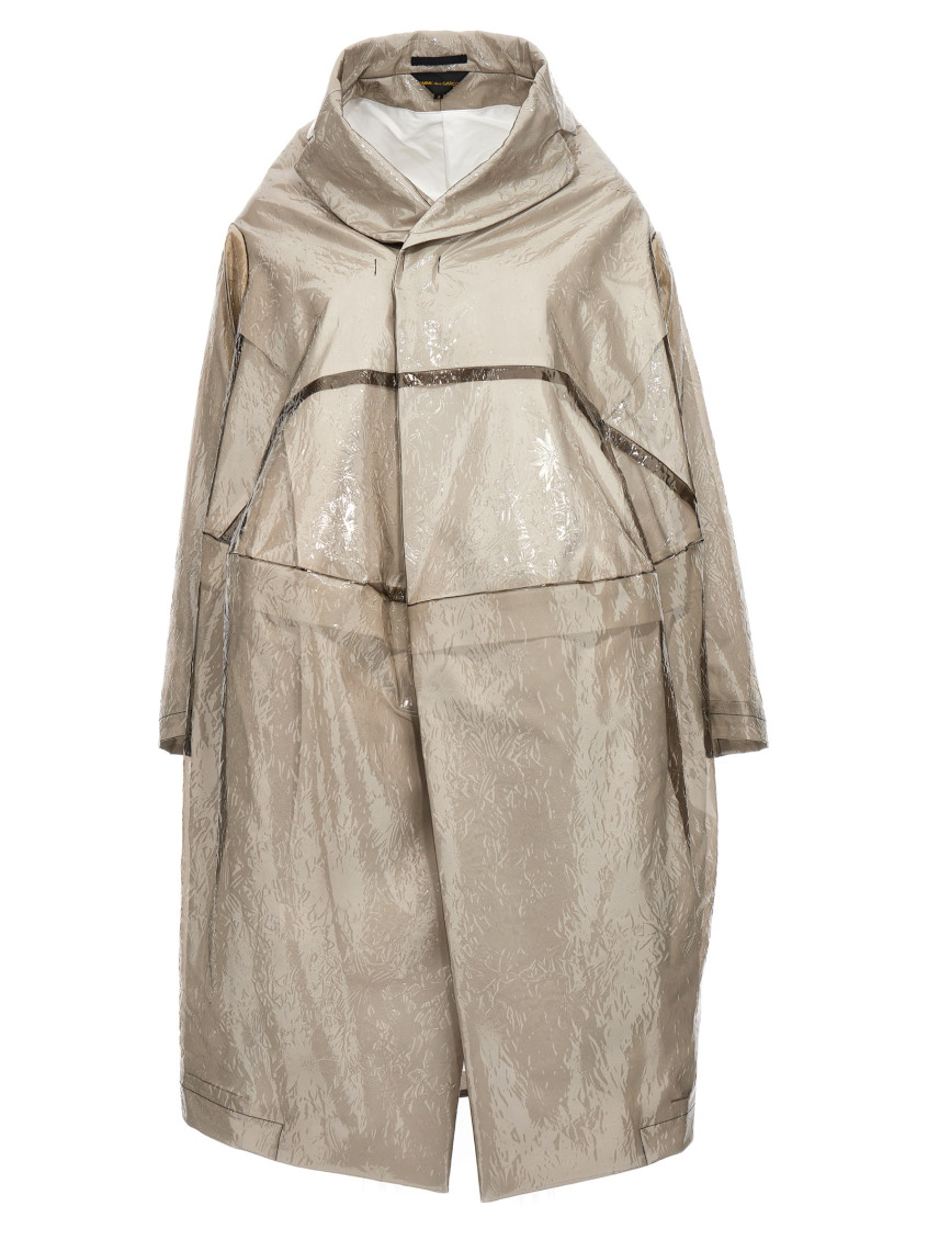 Oversize Texture Trench Coat