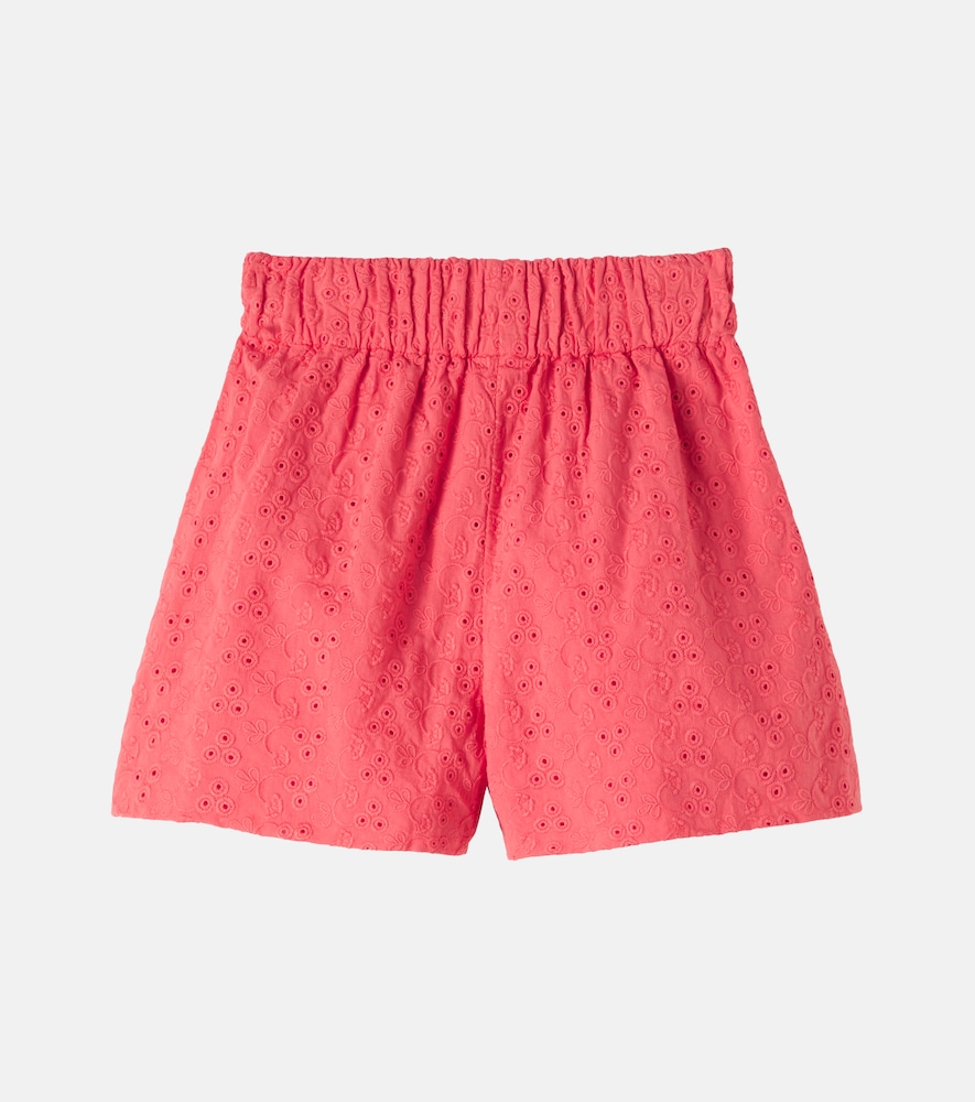 Broderie anglaise cotton shorts