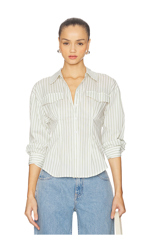HEARTLOOM Darling Shirt in Ivory. - XL also in L, M