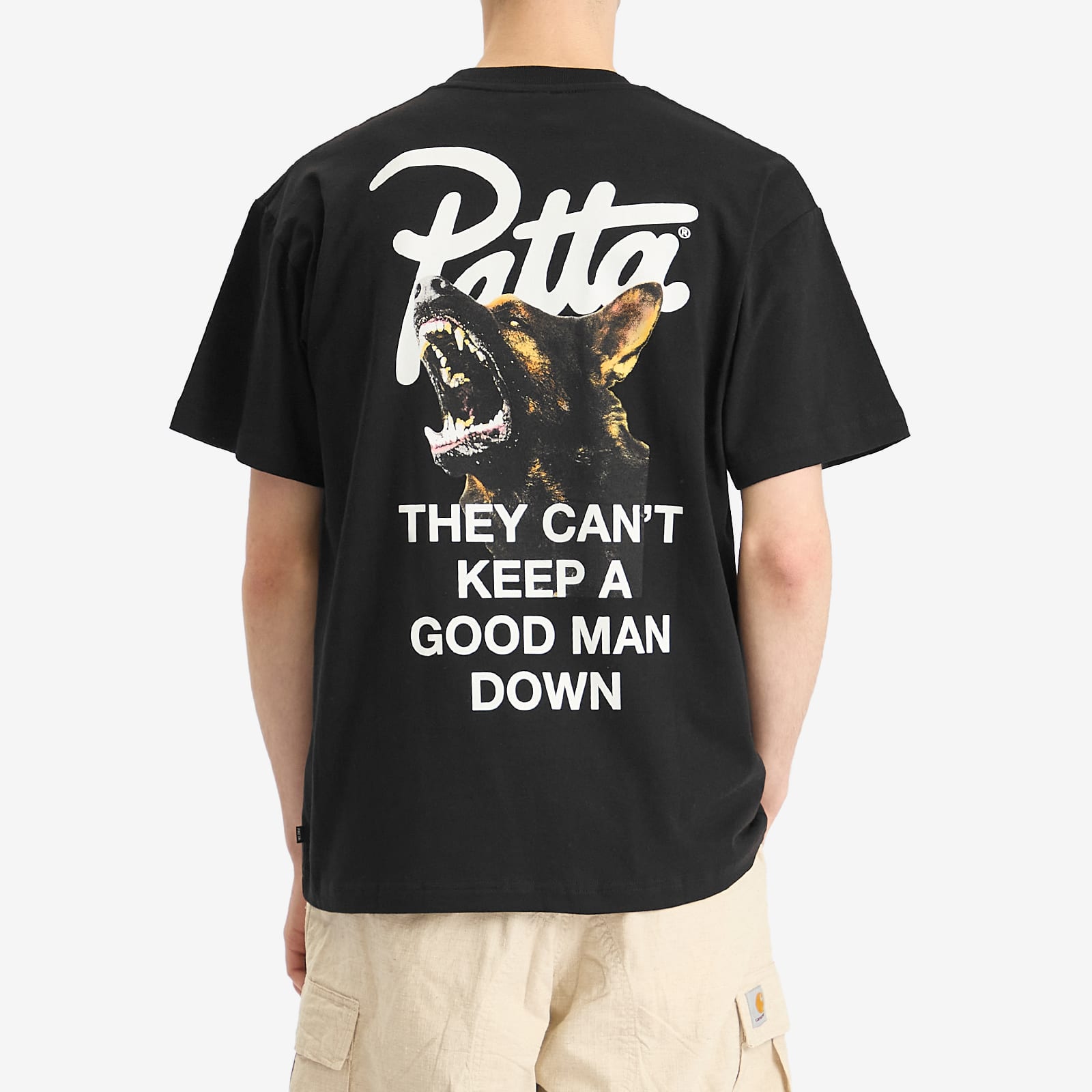 Patta Men's Bark T-Shirt in Black