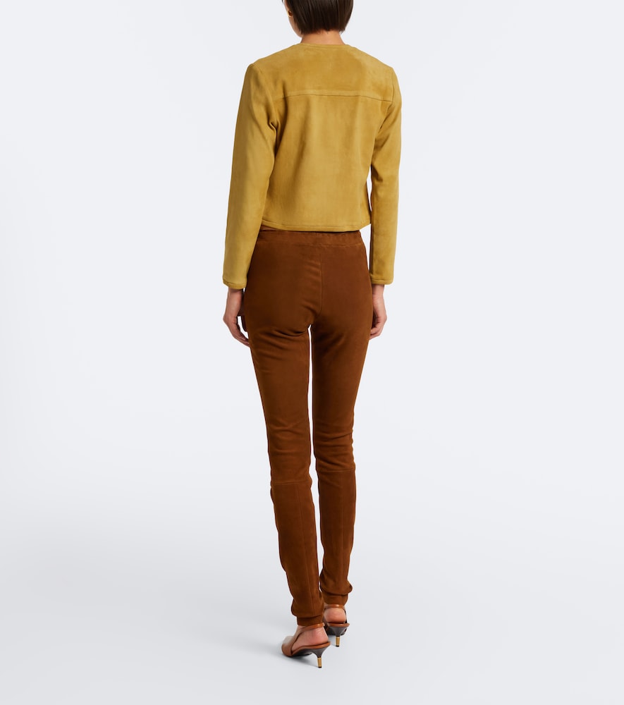 Carolyn suede leggings