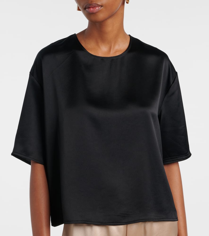 Barb satin T-shirt