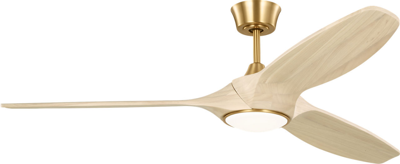 Burnished Brass 60" Ceiling Fan from the Selen Collection