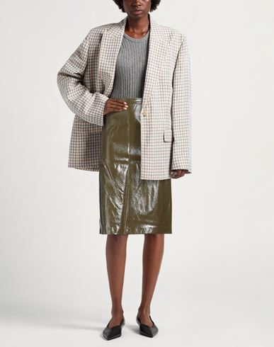 Woman Midi skirt Military green