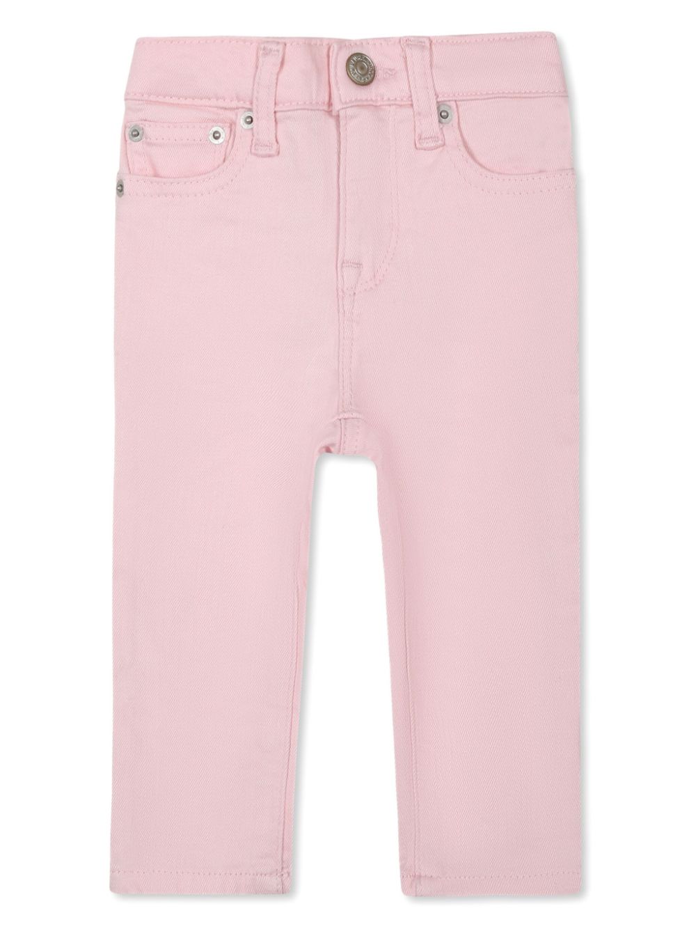 Logo-appliqué jeans - Pink